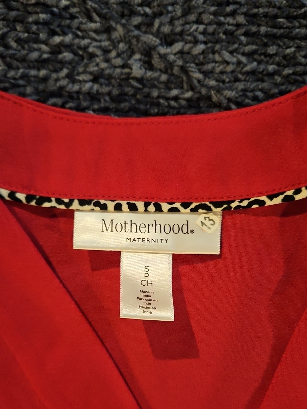 Maternity Wrap-Front Top - Picture 2 of 3
